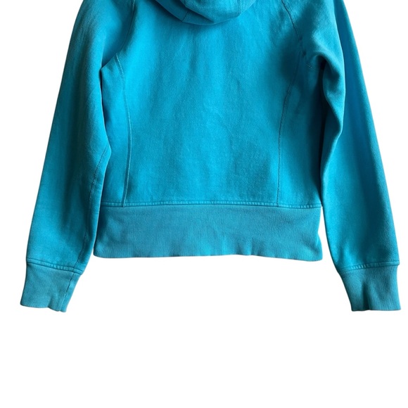 Lululemon Scuba Hoodie Full Zip Cotton Fleece Teal Blue Size 6 - Picture 8 of 13